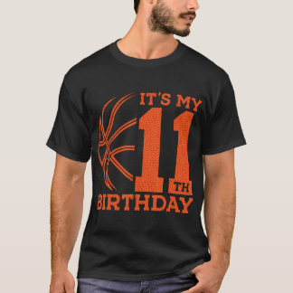 Camiseta Es Mi 11 Aniversario Del Baloncesto 11.