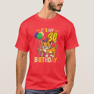 Camiseta Es Mi 30 Aniversario Amante De Los Animales De Tig