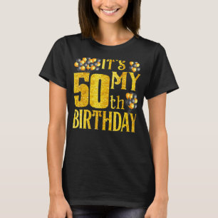 Camiseta Es Mi 50° Cumpleaños Feliz 1972 Cumpleaños Tee Por