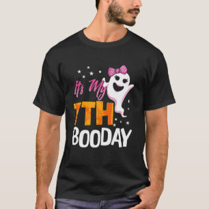 Camiseta Es mi 7° Boo Day Cute Halloween Cumpleaños Ghost P