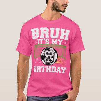 Camiseta Es Mi 9 Cumpleaños Niño Fútbol 9 Años