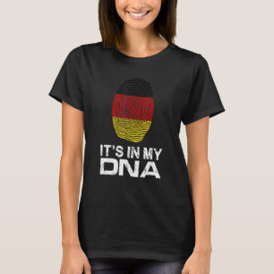 Camiseta ES MI ADN EN bandera orgullo nacional huella dacti