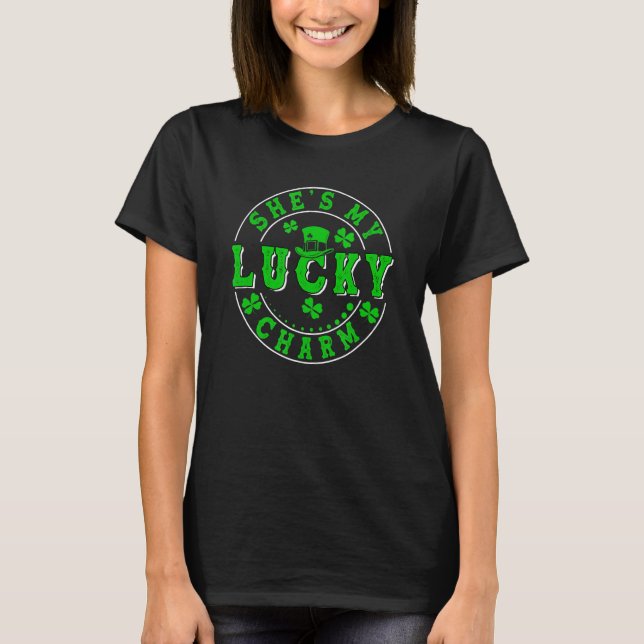 Camiseta Es mi afortunado Día de Suerte del Día de Patrick (Anverso)