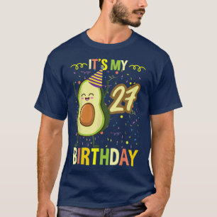 Camiseta Es mi aguacate de cumpleaños número 27