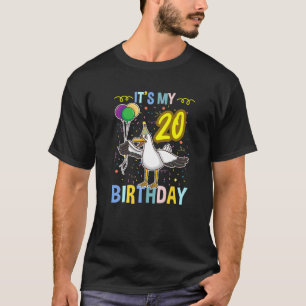 Camiseta Es Mi Amante De La Gaviota De Cumpleaños 20