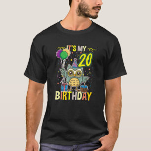 Camiseta Es Mi Amante De La Lechuza De Cumpleaños 20