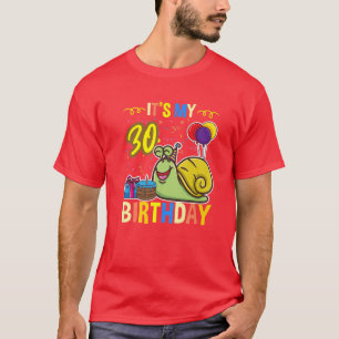 Camiseta Es Mi Amante De Los Animales De Caracol De Cumplea