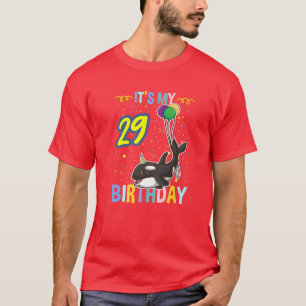 Camiseta Es Mi Animal De 29 Años En El Mar De Orca