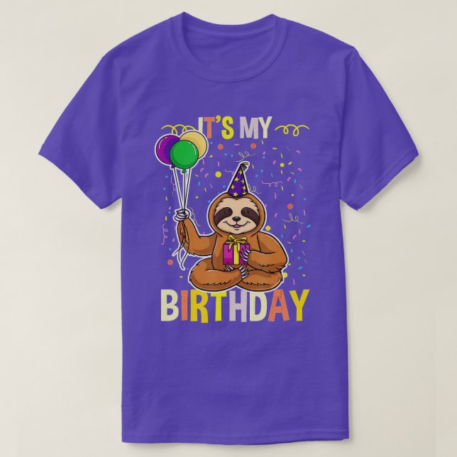 Camiseta Es mi animal de cumpleaños (Diseño del anverso)