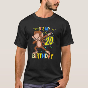 Camiseta Es Mi Animal De Mono De Dabbing, Que Cumple 20 Año