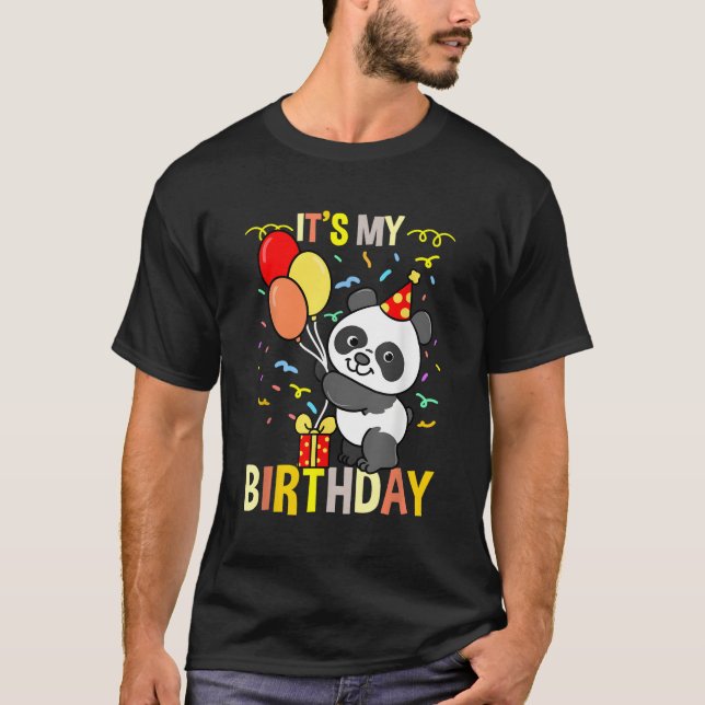 Camiseta Es mi animal panda (Anverso)