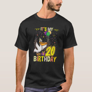 Camiseta Es Mi Ave Pelícano De Cumpleaños 20