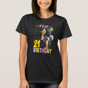 Camiseta Es mi avestruz de cumpleaños número 21