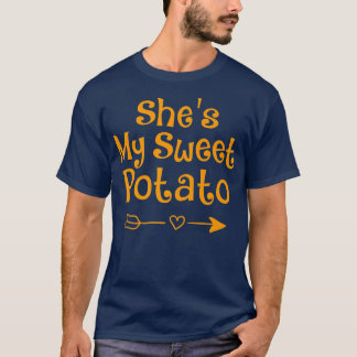 Camiseta Es mi batata dulce, gracias a la pareja de YAM