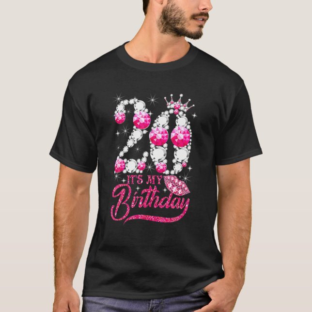 Camiseta Es mi bebé de 20 años (Anverso)