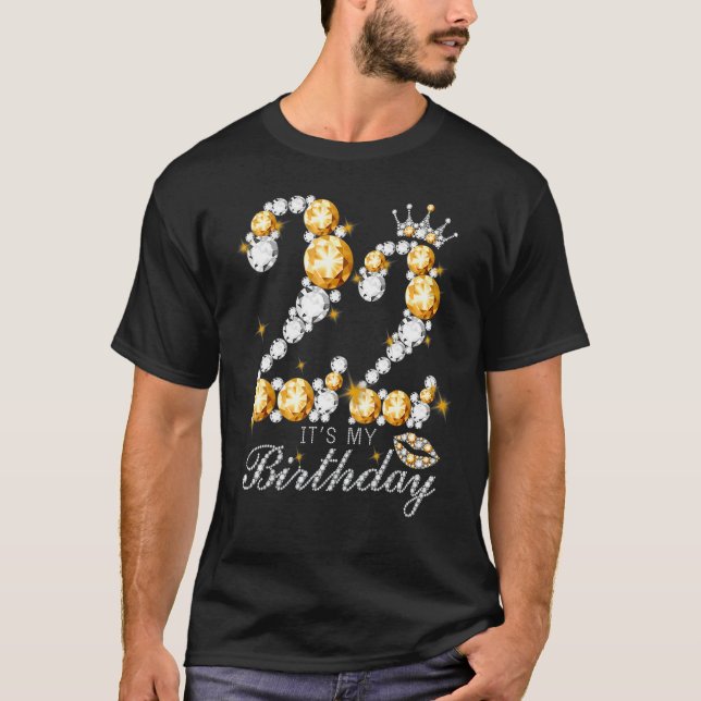 Camiseta Es mi bebé de 22 años (Anverso)