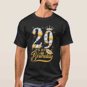 Camiseta Es mi bebé de 29 años de la reina de cumpleaños