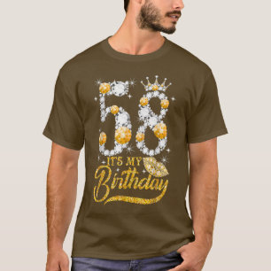 Camiseta Es mi bebé de 58 años Reina de 58 años