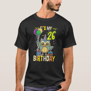 Camiseta Es mi búho de cumpleaños número 26