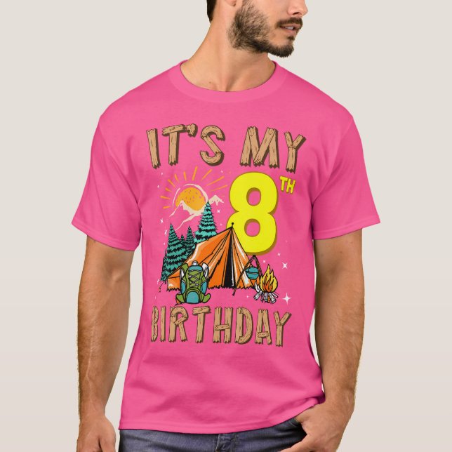 Camiseta Es Mi Campeón De Cumpleaños De 8 Años (Anverso)