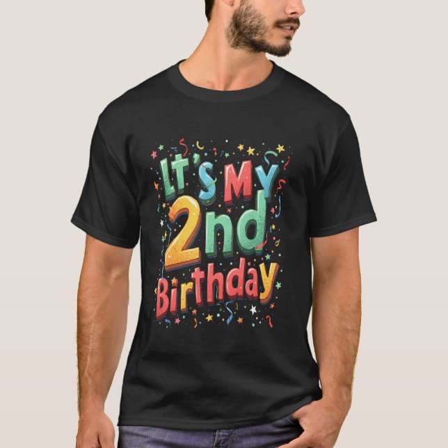 CAMISETA ES MI CELEBRACIÓN DE CUMPLEAÑOS Nº 2 (Anverso)