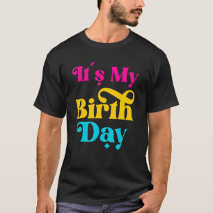 Camiseta Es mi Chica de cumpleaños adolescente mujer retro 