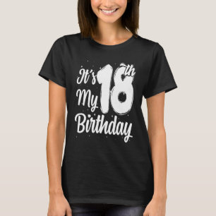 Camiseta Es mi Chica de cumpleaños número 18