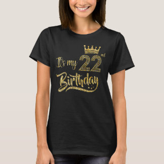 Camiseta Es mi Chica de cumpleaños número 22 años