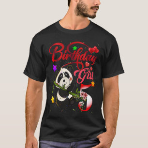 Camiseta Es mi Chica de cumpleaños número 5 Panda de 5 años
