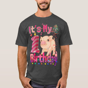 Camiseta es mi Chica de cumpleaños Pig 1 Yenes Chicas Pig P