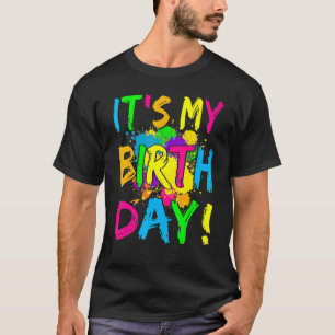Camiseta Es mi Chica de cumpleaños vamos a lucir a Retro 80