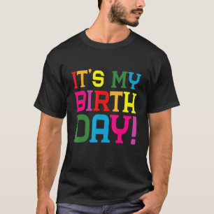 Camiseta Es mi Chica de cumpleaños vamos a lucir a Retro 80