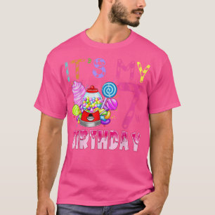 Camiseta Es mi Chica del cumpleaños 7 de Candy Candyland