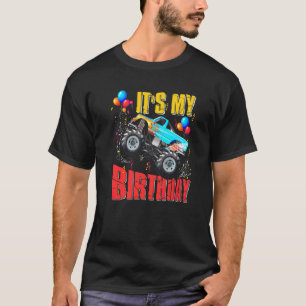Camiseta Es mi coche de cumpleaños monster de los niños Coc
