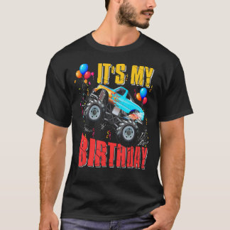 Camiseta Es mi coche de cumpleaños monster de los niños Coc