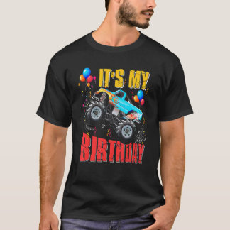 Camiseta Es mi coche de cumpleaños monster de los niños Coc