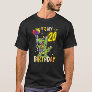Camiseta Es mi cocodrilo bebé de cumpleaños número 20