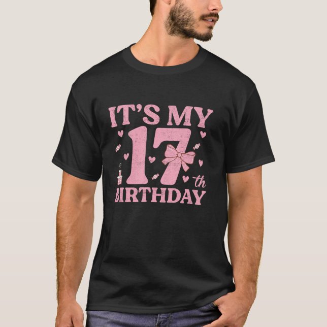 Camiseta Es mi coqueta estética de 17 cumpleaños (Anverso)
