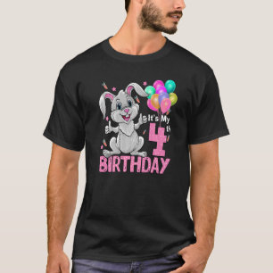 Camiseta Es mi cuarto cumpleaños 4 años O