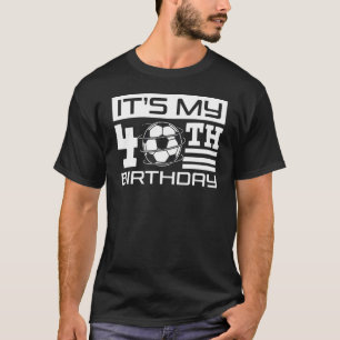 Camiseta Es mi cuarto cumpleaños, Fiesta del equipo de fútb