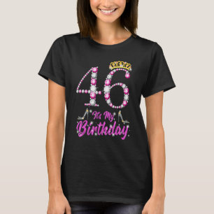 Camiseta Es mi cuarto cumpleaños, la reina Tiara Shoes de 4