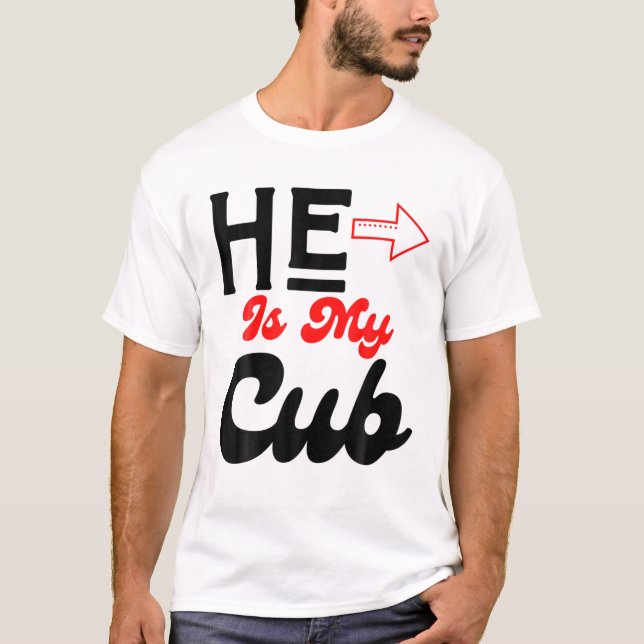 Camiseta Es Mi Cub Cougar Estado De Relación Funny Vale (Anverso)