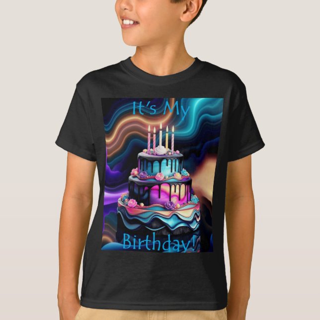 Camiseta ¡Es mi cumpleaños! (Anverso)