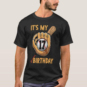 Camiseta Es mi cumpleaños 17 años O