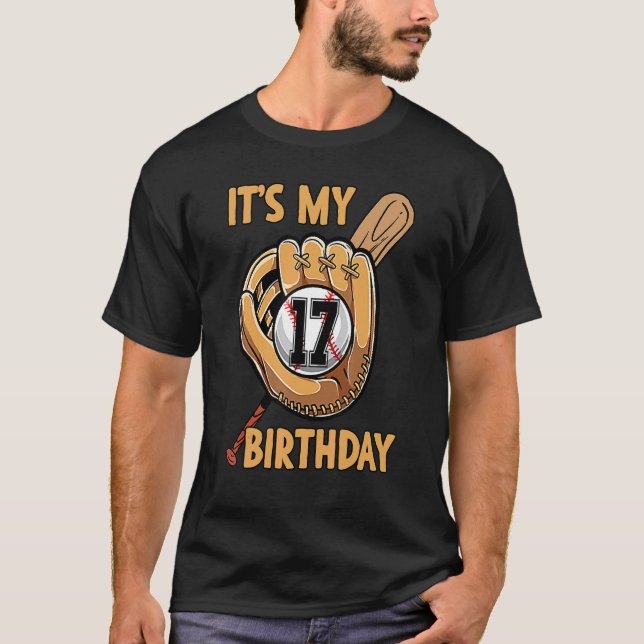 Camiseta Es mi cumpleaños 17 años O (Anverso)