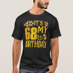 Camiseta Es Mi Cumpleaños 68 Feliz 1954 Cumpleaños Para Los