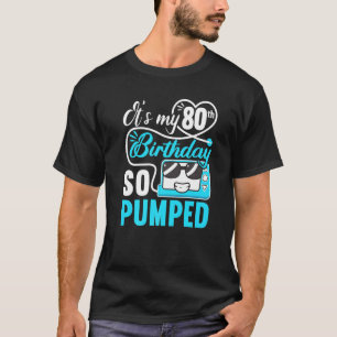 Camiseta Es mi cumpleaños 80 Estoy tan emocionado Soy diabé