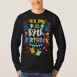 Camiseta Es mi cumpleaños 89.