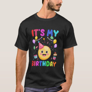 Camiseta Es Mi Cumpleaños Cara Sonriente Fiesta Feliz Cumpl