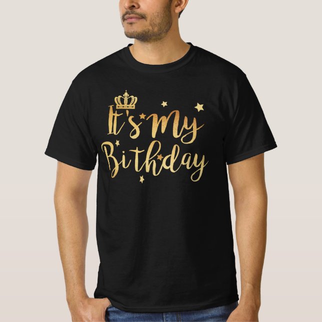 Camiseta Es mi cumpleaños - Cumpleaños perfecto (Anverso)